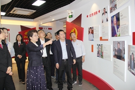 243 天臺縣縣委書記楊玲玲一行蒞臨天臺金恒德參觀考察