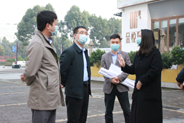 262 雙流區副區長龔光輝一行蒞臨四川西控市場檢查指導工作