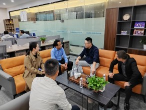 380 成都市雙流區區委常委、宣傳部部長許敬一行蒞臨四川金恒德市場走訪調研